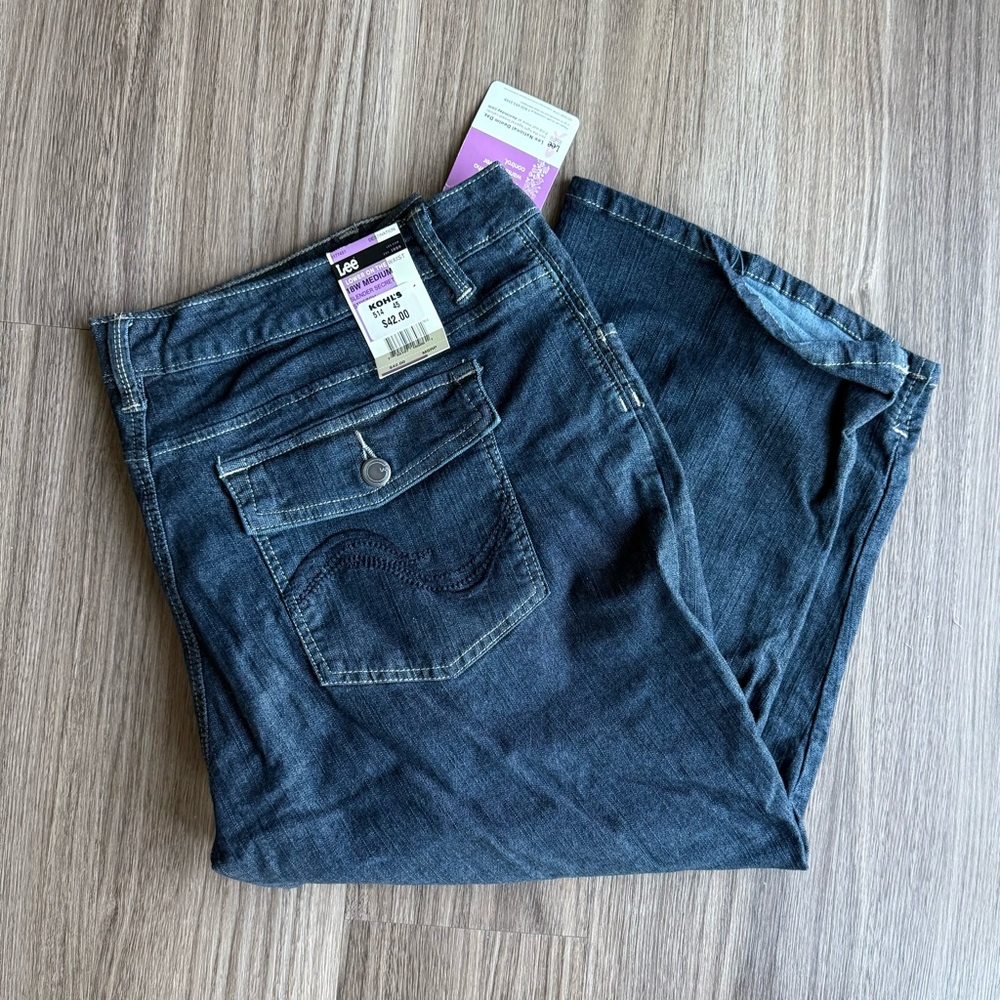 Lee Women's Capri Jeans - Dark Blue
